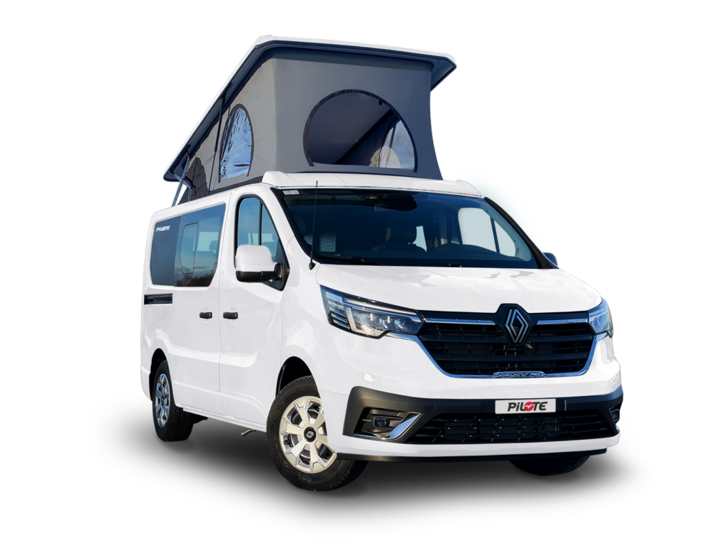Van aménagé Pilote chassis Renault Trafic blanc glacier