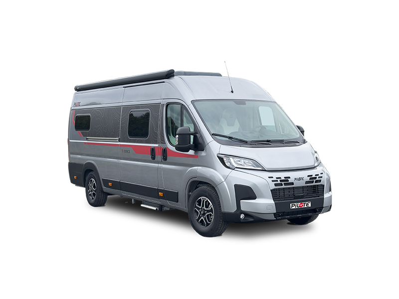 Packshot d'un fourgon aménagé Pilote Evidence, le V630J.